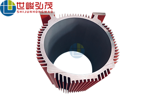 新能源汽車擠壓風冷電機外殼鋁型材2 新能源汽車擠壓風冷電機外殼鋁型材2